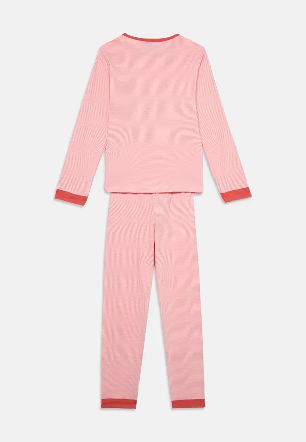 Комплект пижамы хлопковый 2 pack Petit Bateau, pink, розовый — фото 2