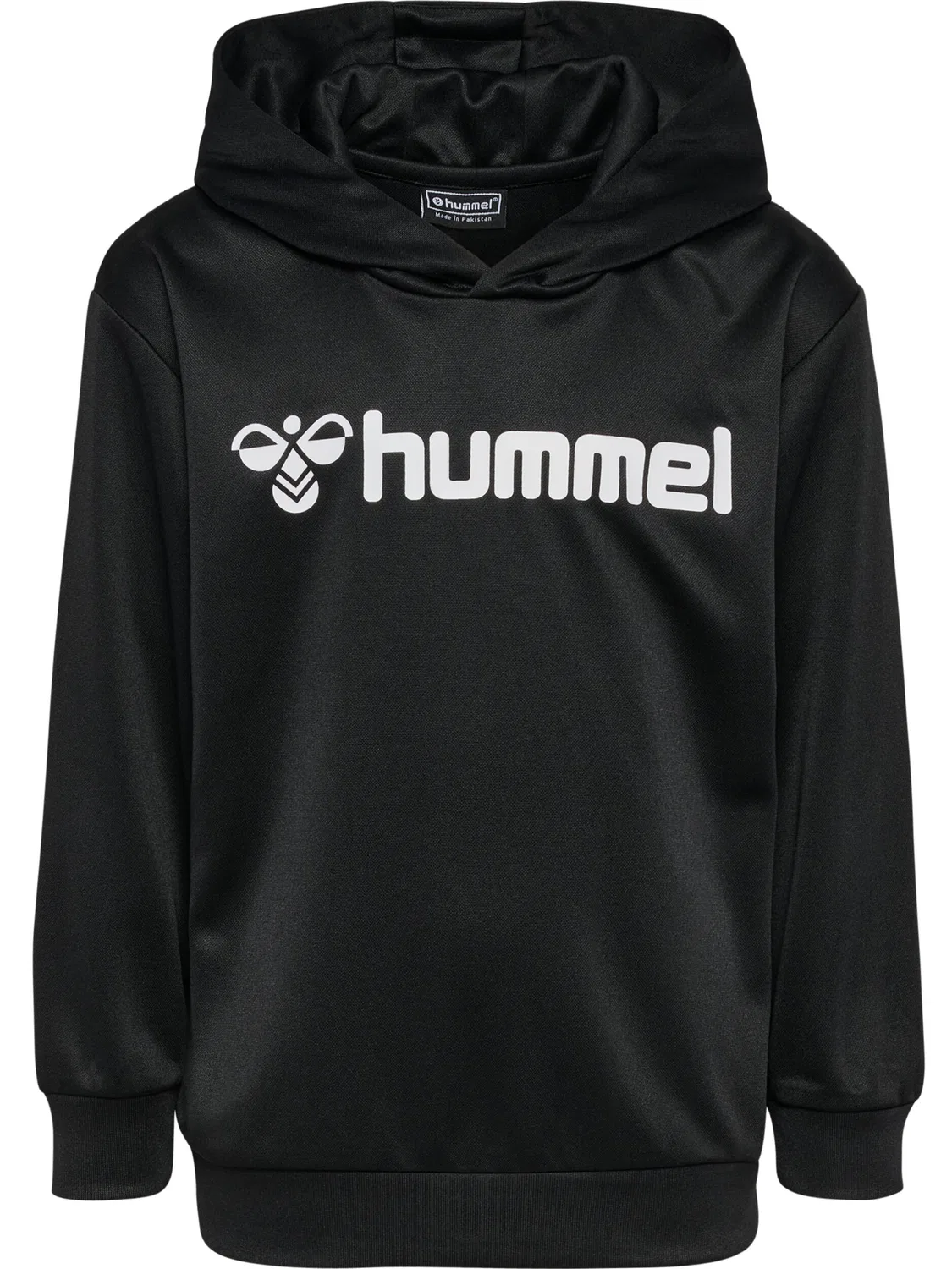 Детское худи с принтом HmlLogo Hummel, Schwarz — фото 3