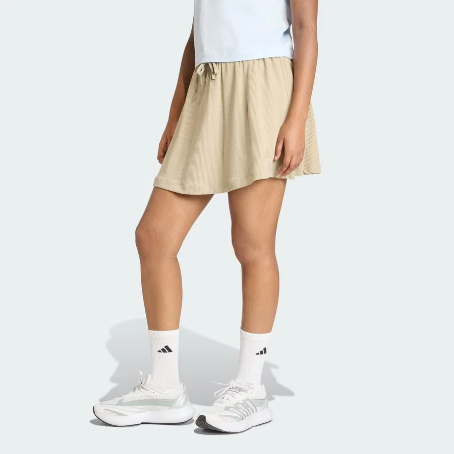 Юбка из рибаны All Szn Ribana adidas, Белый