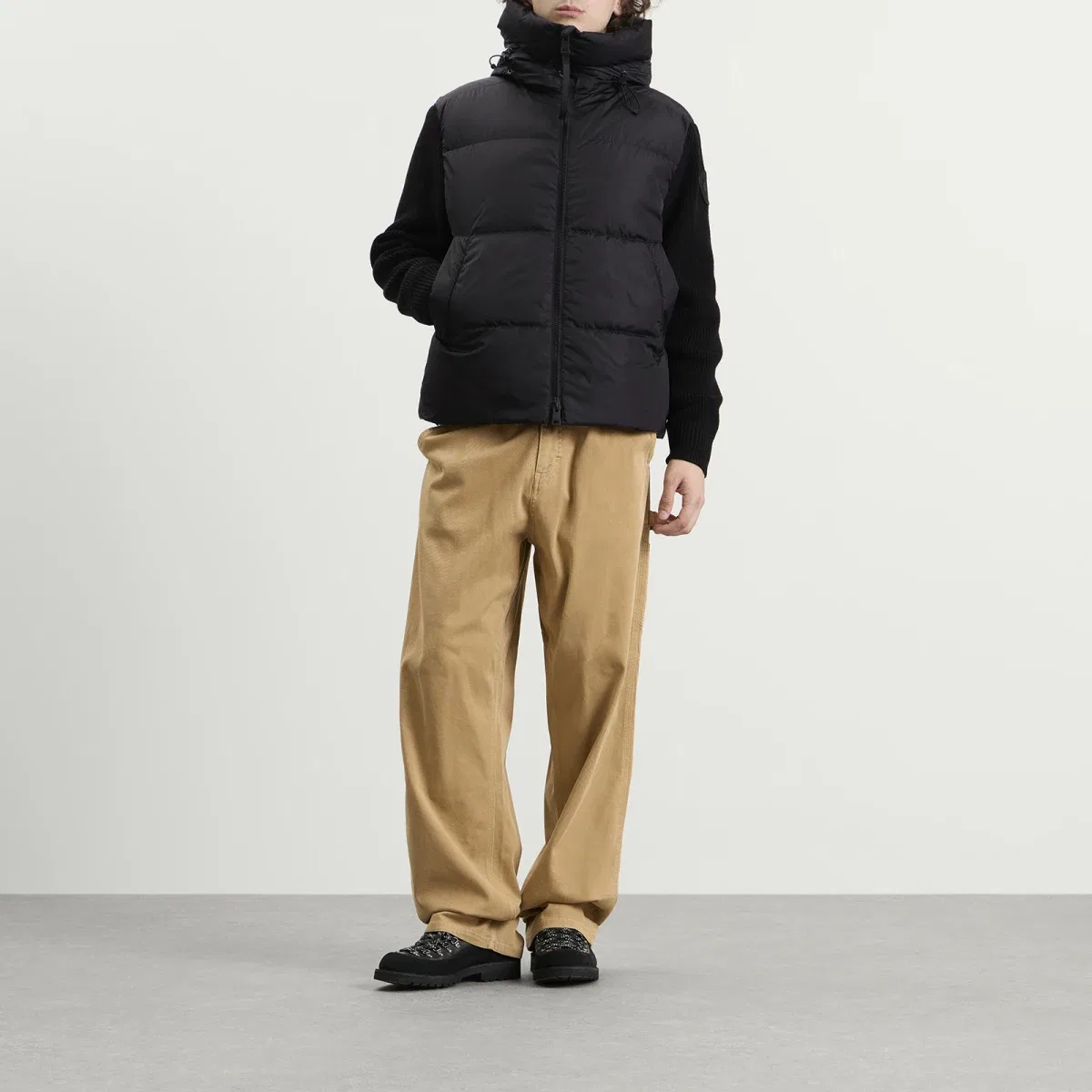 Худи с утеплителем Hybridge Grove Knit Hoody Canada Goose, Black — фото 4