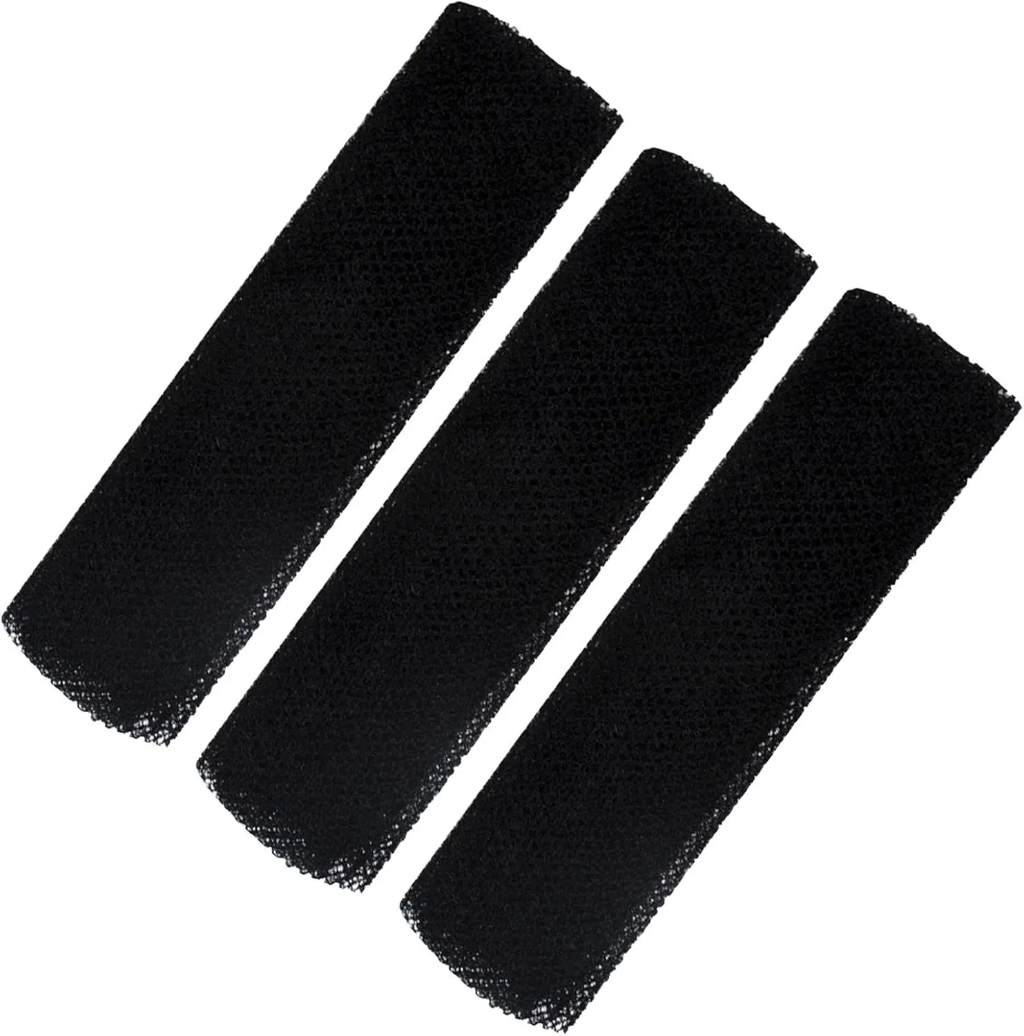 Мочалка из нейлоновой сетки, 3 шт, Black Shurzzesj