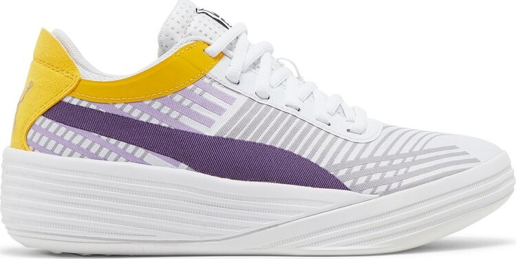 

Кроссовки Puma Clyde All-Pro Jr White Spectra Yellow, белый, Белый;серый, Кроссовки Puma Clyde All-Pro Jr White Spectra Yellow, белый