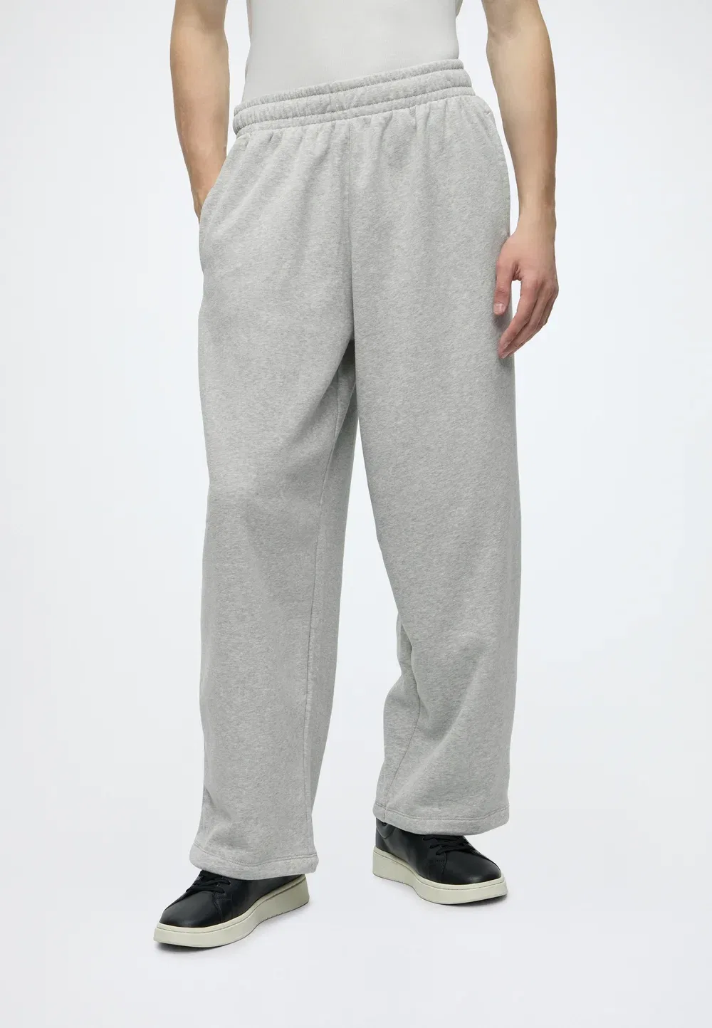 Широкие спортивные штаны для танцовщиц Gap, Light Heather Grey