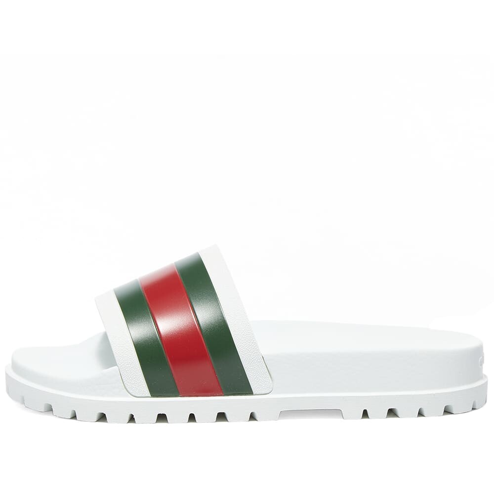 

Шлепанцы Gucci Pursuit Trek Web Rubber Slide