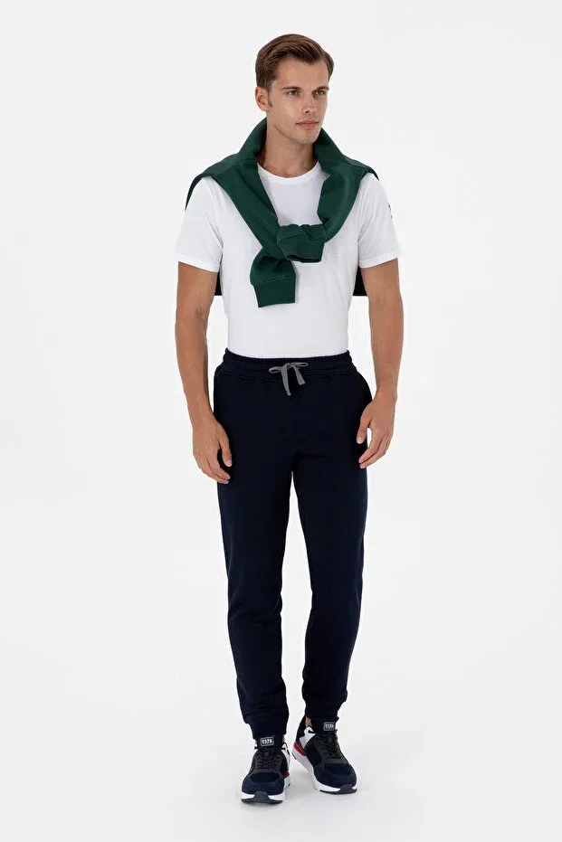 Мужские спортивные штаны скинни U.S. Polo Assn., Navy Blue — фото 3