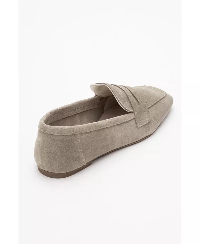 Мокасины Morne из замши и кожи Forever & Always Shoes, коричневый/бежевый — фото 2