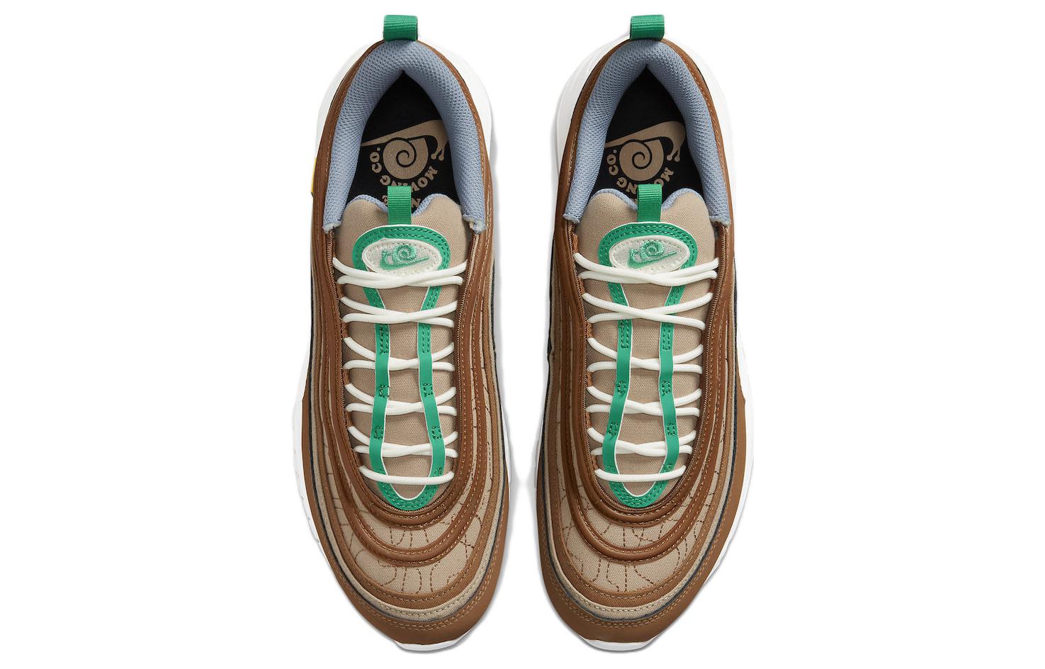 Кроссовки Nike Air Max 97, коричневый/белый — фото 4