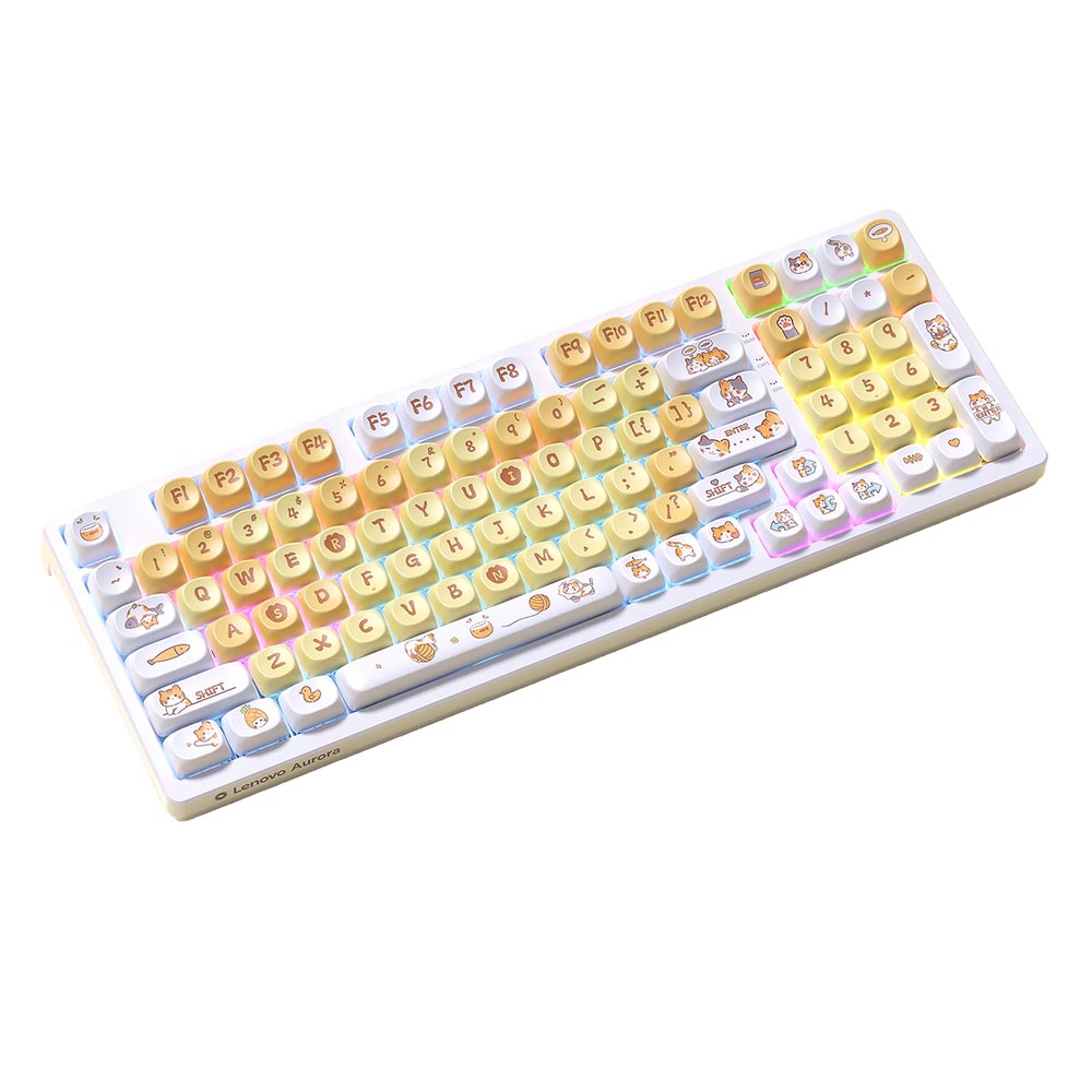 

Механическая клавиатура Lenovo Aurora GK10, Blue Switch, Wired Funny Cat, английская раскладка