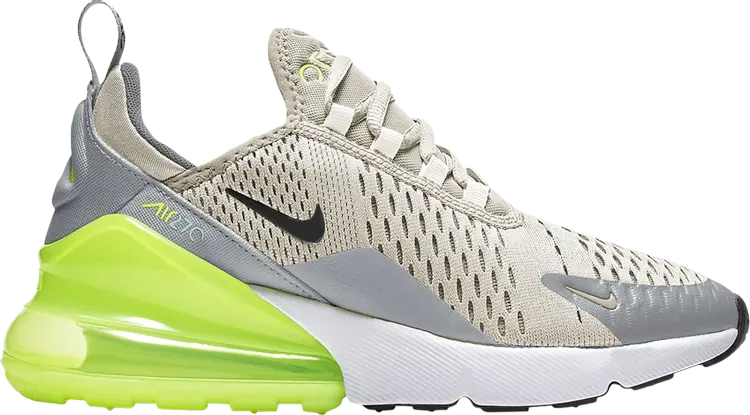 

Кроссовки Nike Air Max 270 GS 'Light Bone Volt', кремовый