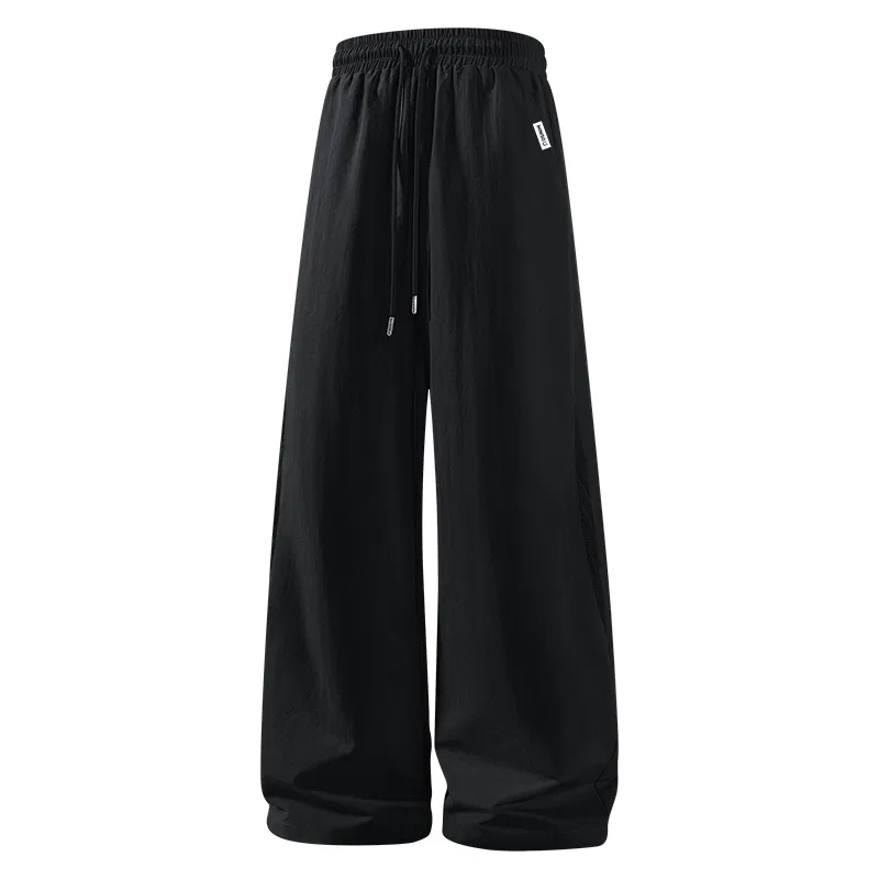 Детские повседневные брюки из легкой сетки MINISO, Black