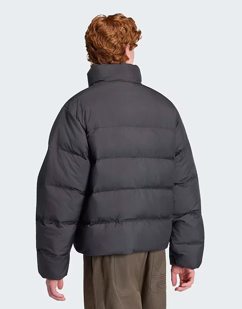 Куртка Adidas Originals Stand collar regen, черный — фото 2