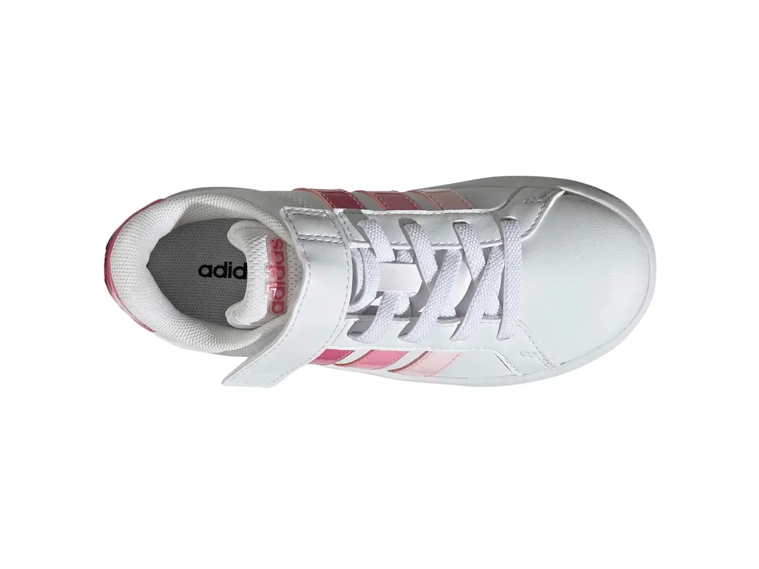Кроссовки Grand Court 3.0 для девочек, adidas, белый — фото 3