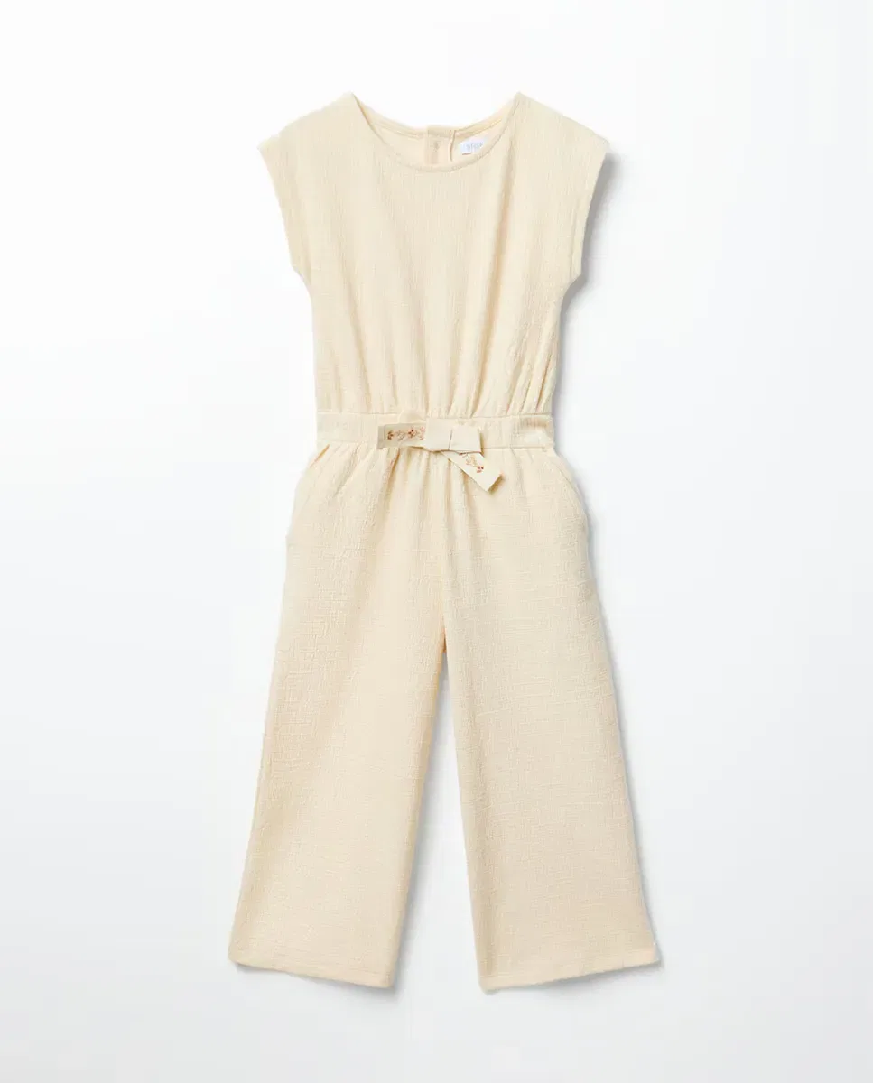 Детский комбинезон для девочек трикотажный Sfera, Beige