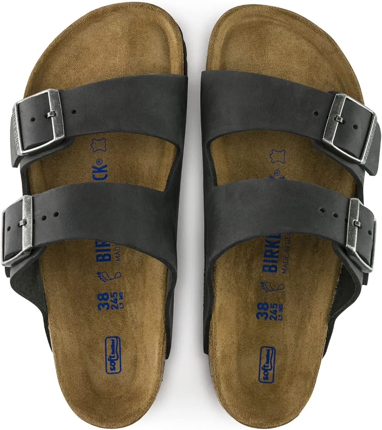 Сабо, черные, Birkenstock, мульти Teva — фото 2