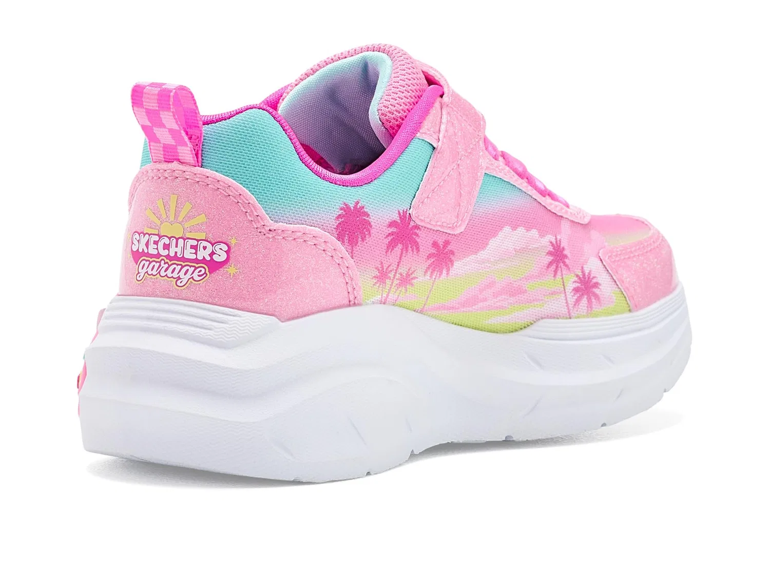 Кроссовки Garage 304351L (для маленьких и больших детей) Skechers Kids, Pink/Multi — фото 4