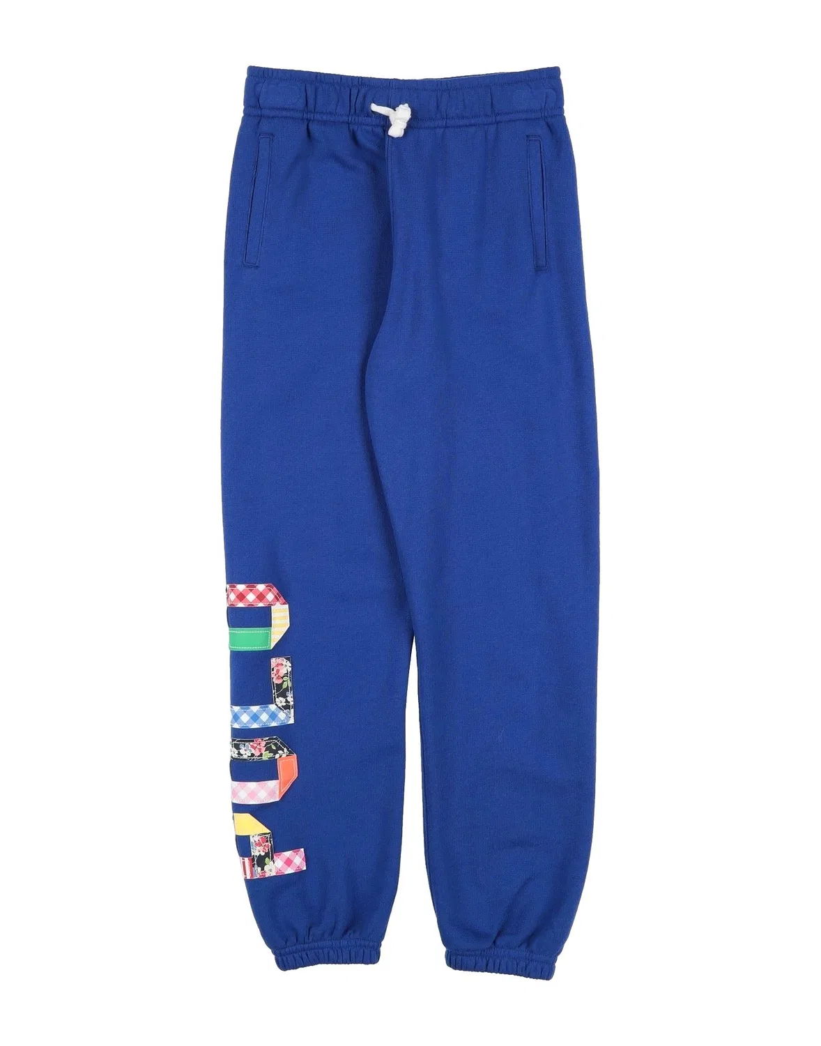 Детские спортивные штаны для девочек с принтом Mixed-Logo Terry Jogger Pant Polo Ralph Lauren, синий