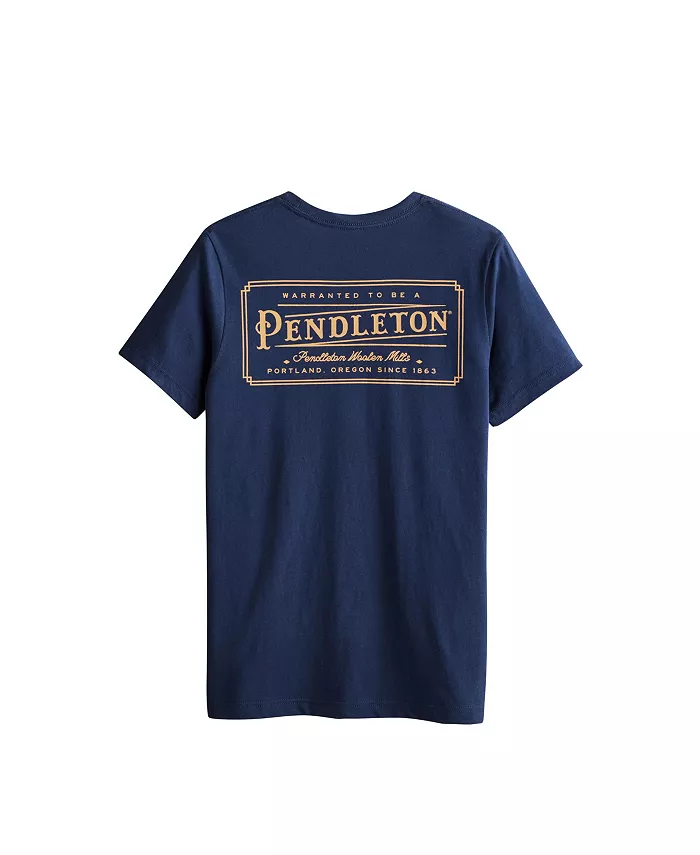 

Мужская футболка Vintage Logo Graphic Pendleton, синий