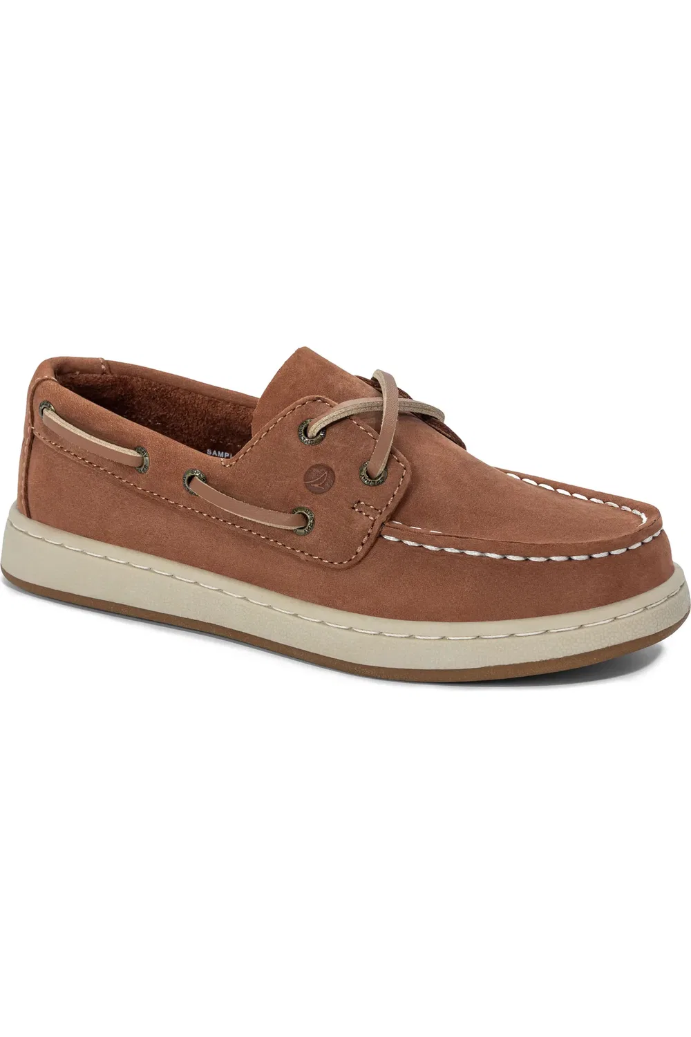 Детские туфли-лодочки кожаные с системой шнуровки 360° Cup II Sperry, коричневый