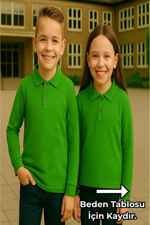 Детские свитшот для девочек с длинным рукавом Chulfa, Grass Green