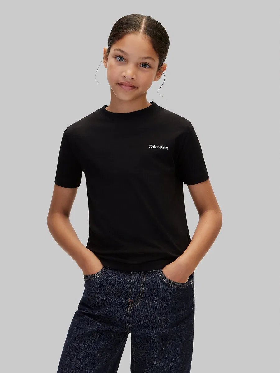 Футболка Calvin Klein Jeans черного цвета — фото 4