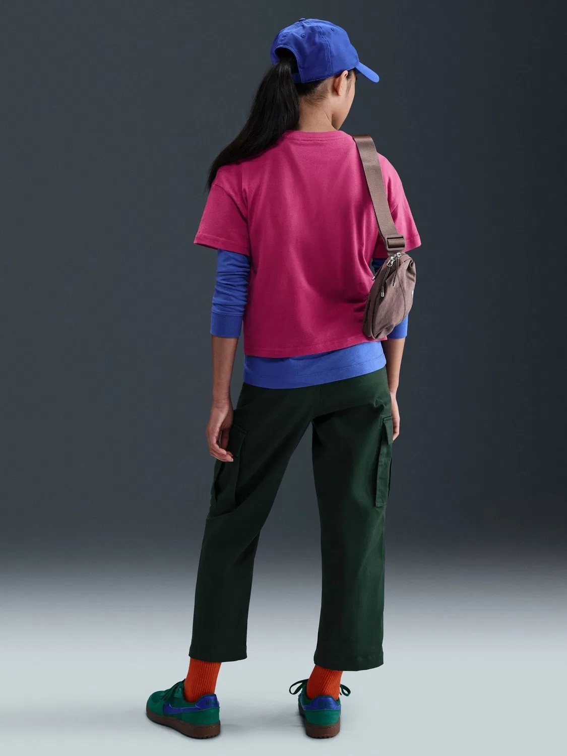 Футболка свободного кроя Nike Sportswear, розовая — фото 3