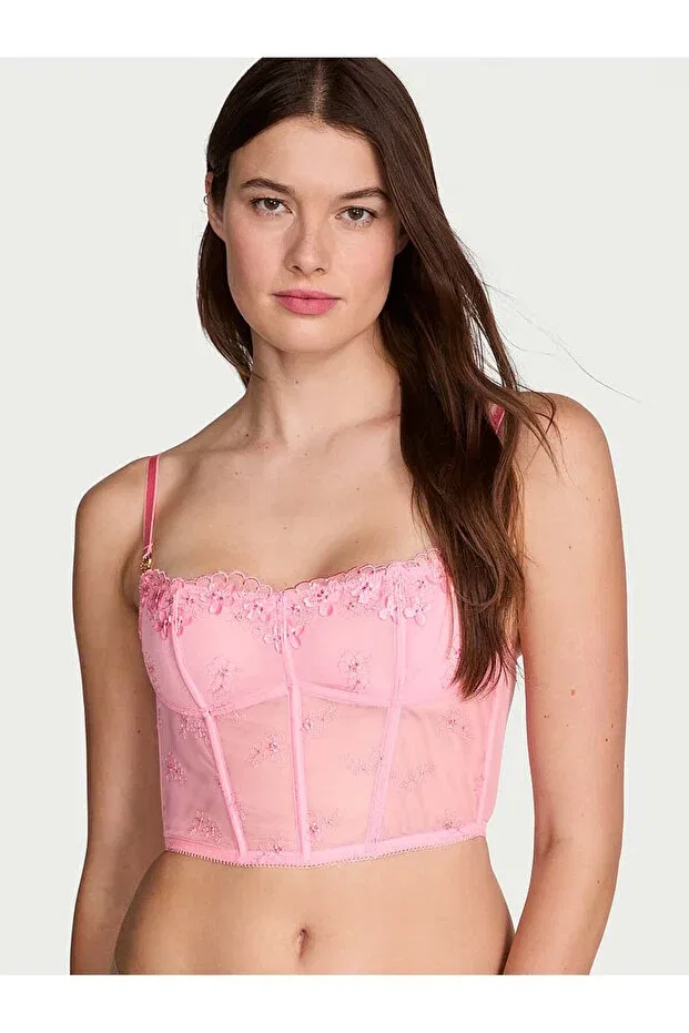 Бюстье с короной и листьями Victoria'S Secret