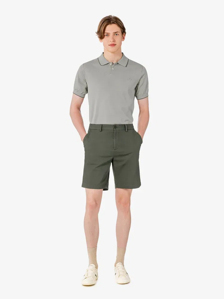 Шорты Bermuda Chino LACOSTE, Khaki — фото 4