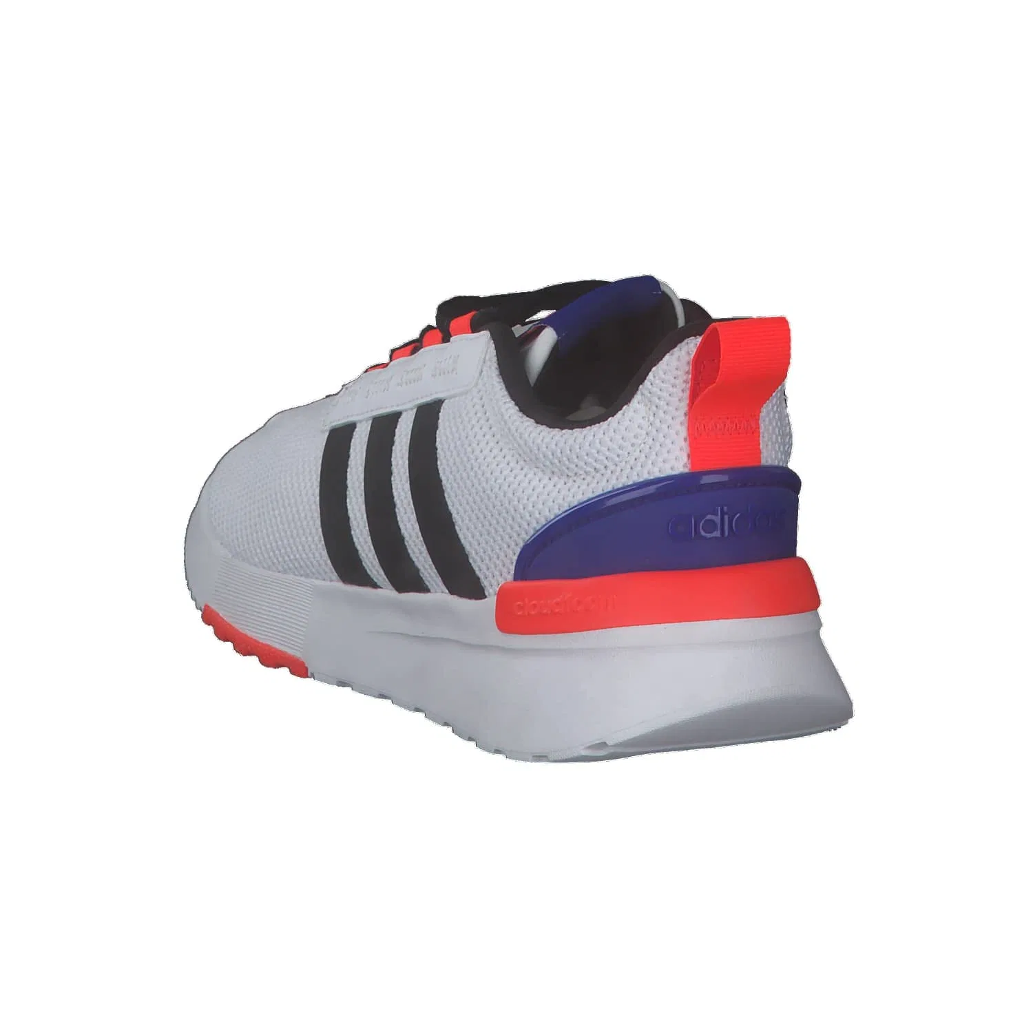Детские кроссовки для мальчиков с сетчатым верхом Racer Tr21k Adidas, Ftwr White Core Black Lucid Blue — фото 4