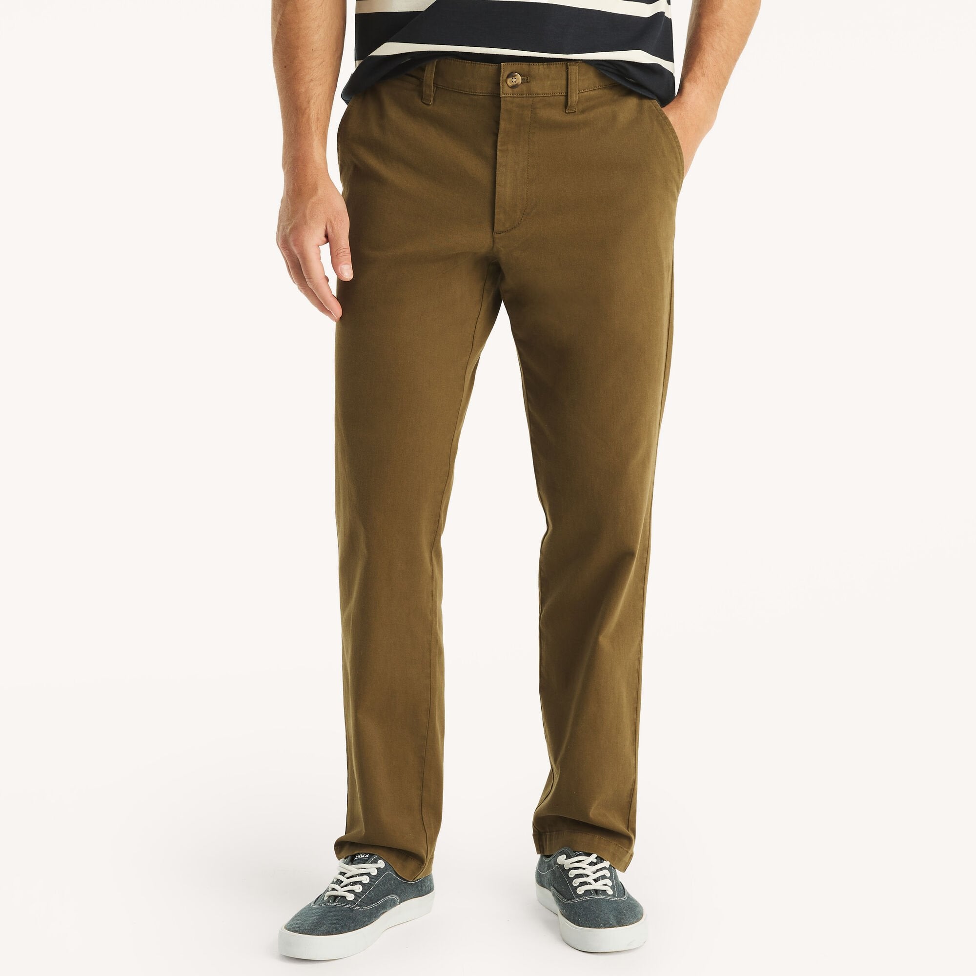 

Мужские брюки Nautica Classic Fit Twill, темно-оливковый