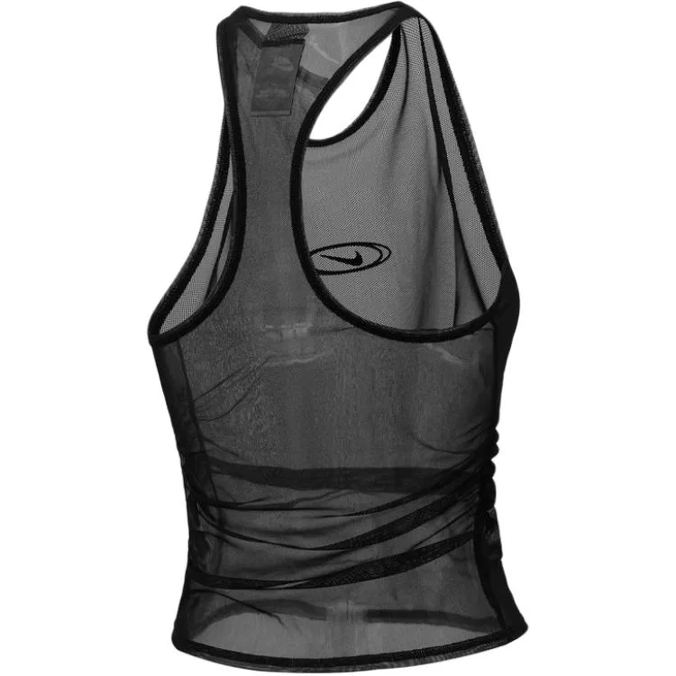 Топ-майка с круглым вырезом Nike, Black — фото 3