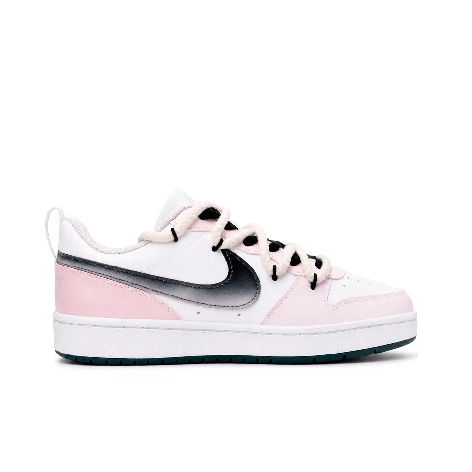 Детские кроссовки для скейтбординга с принтом Nike Court Borough, Pink — фото 3