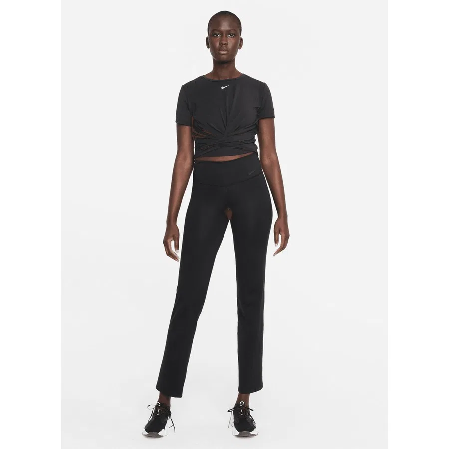 Футболка с круглым вырезом Nike One Luxe Df Ss Std, Черный