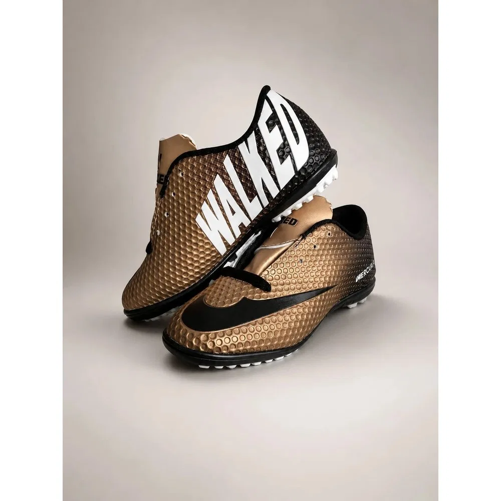 Детские футбольные бутсы для мальчиков с шипами 401 Altın Halısaha Mergenshoes