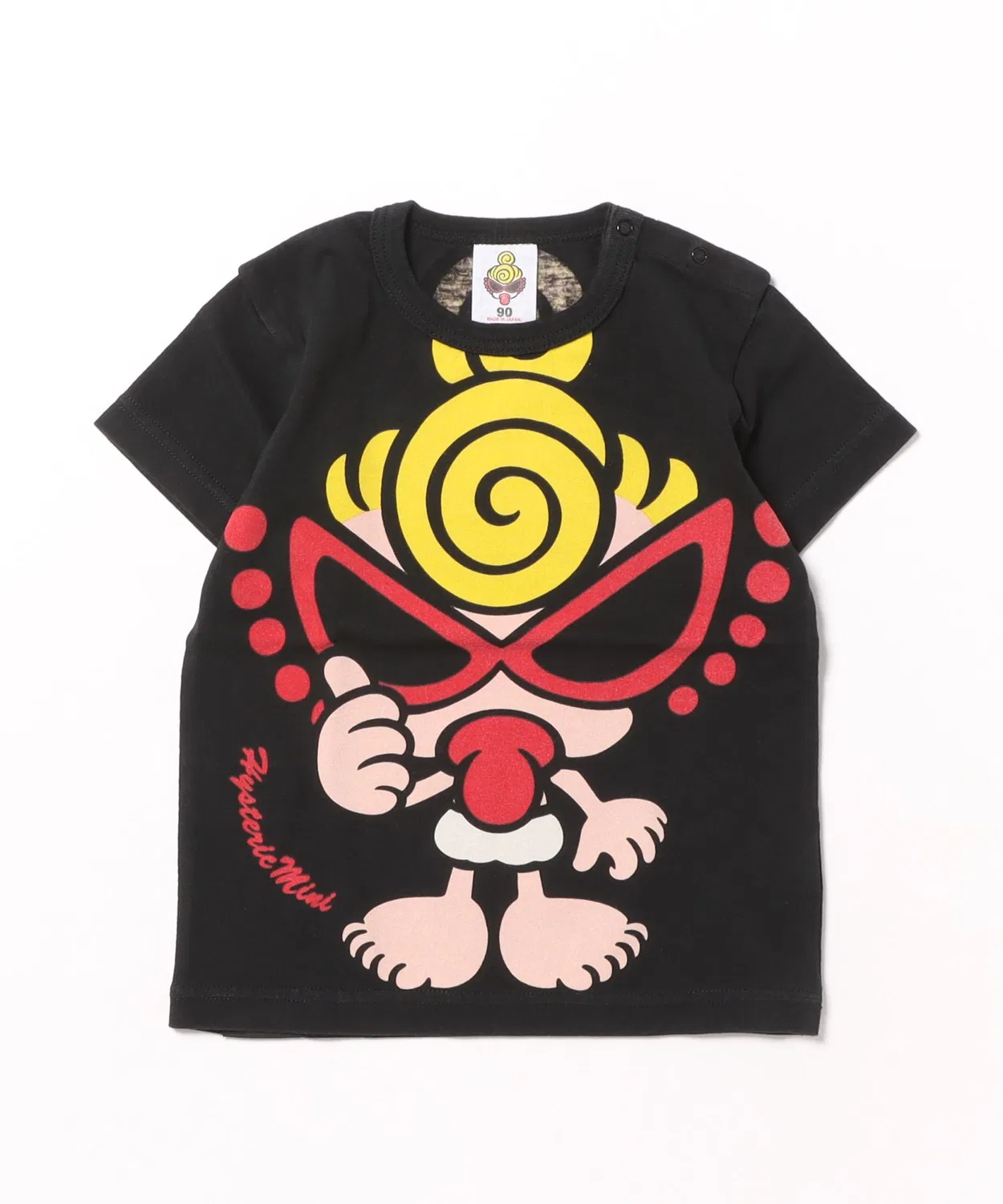 Детская футболка с принтом GREAT HYSTERIC MINI HYSTERIC MINI, Черный