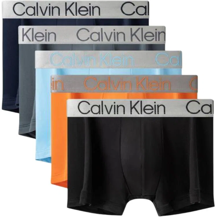 Мужские боксеры Calvin Klein, Charcoal Gray/Coconut Gray/Sky Blue/Orange/Space Black