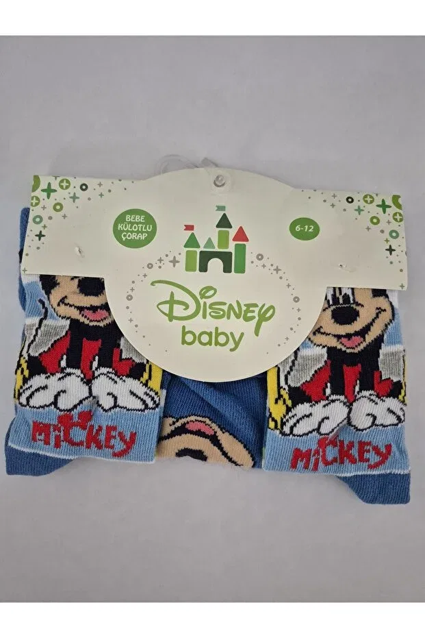 Детские колготки для мальчиков с принтом Mickey Mouse Baby Boy, Disney Baby, Blue
