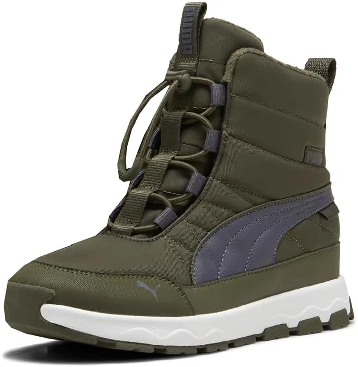 Детские снежные ботинки для мальчиков Evolve Puretex PUMA, Green — фото 2