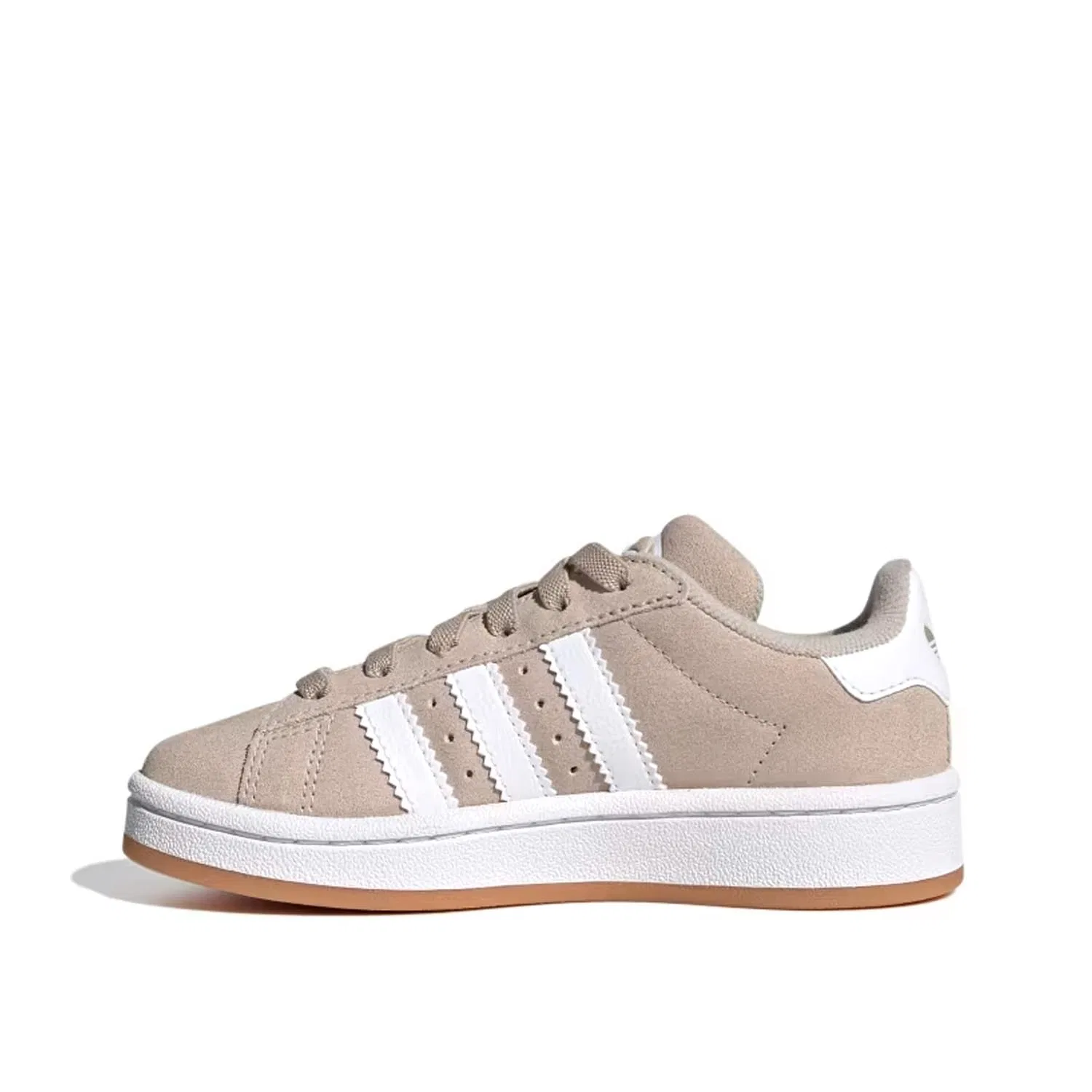 Детские кроссовки для мальчиков с полосками Campus 00s C Adidas, Beige White — фото 4