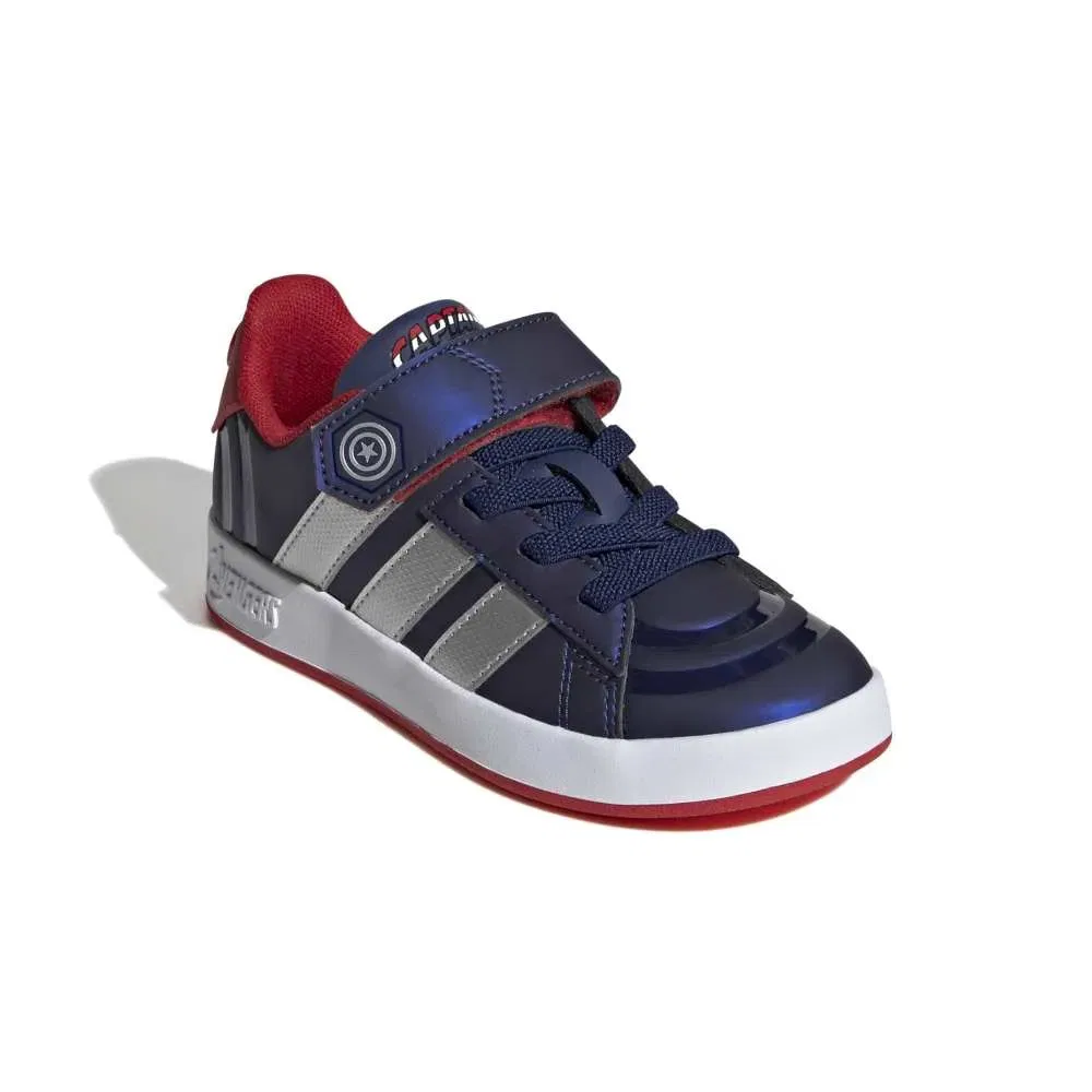 Кроссовки Marvel Avengers Grand Court Adidas, синий — фото 2