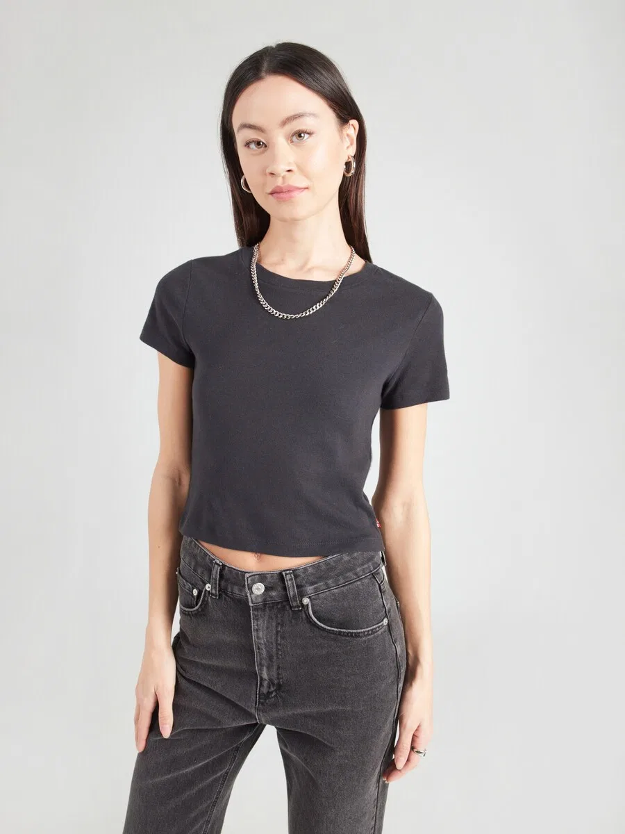 Футболка LEVI'S «Essential Sporty Tee» черного цвета — фото 3