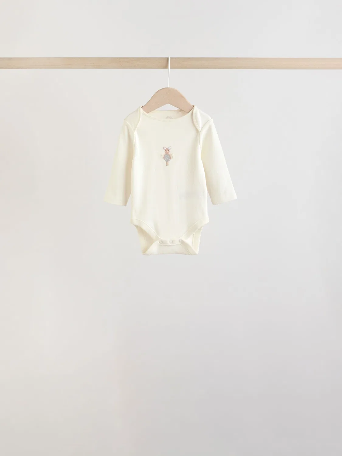 Комплект боди с длинным рукавом Ecru Fairy Mouse Next, цвет Ecru Fairy Mouse — фото 3