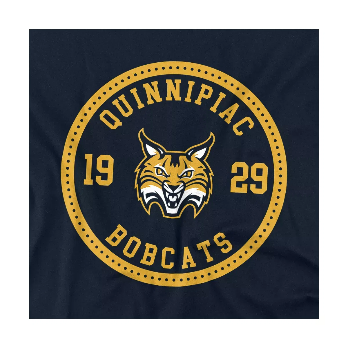 Детское боди-комбинезон с коротким рукавом Quinnipiac University Plaid Badge NCAA, Navy — фото 2