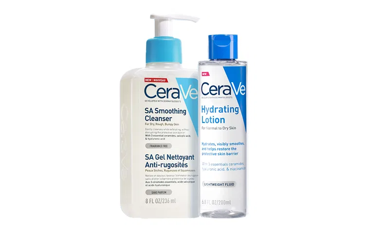 Набор для ухода за кожей CeraVe с очищающим средством и увлажняющим лосьоном, 2 предмета, CeraVe