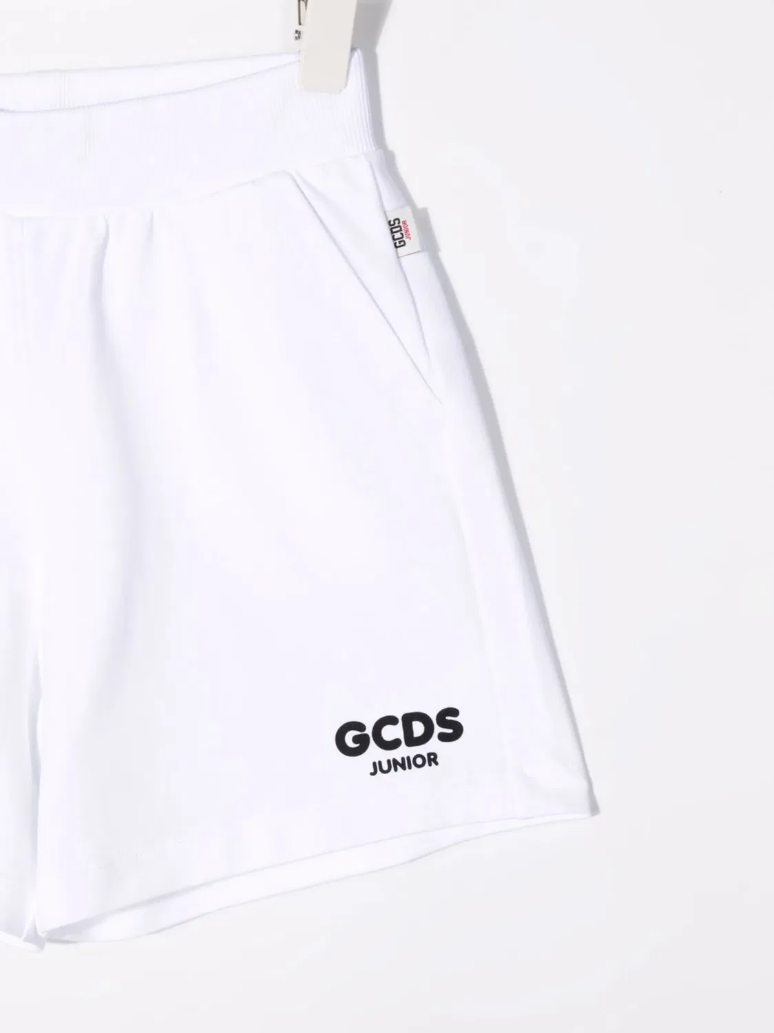 Шорты с принтом логотипа GCDS, белый — фото 3