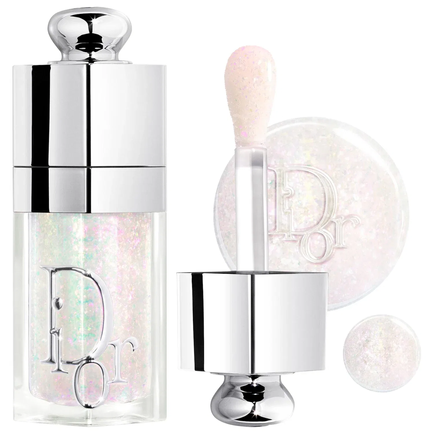 Масло для губ DIOR, 6 мл, с эффектом блеска, 085 Cupcake