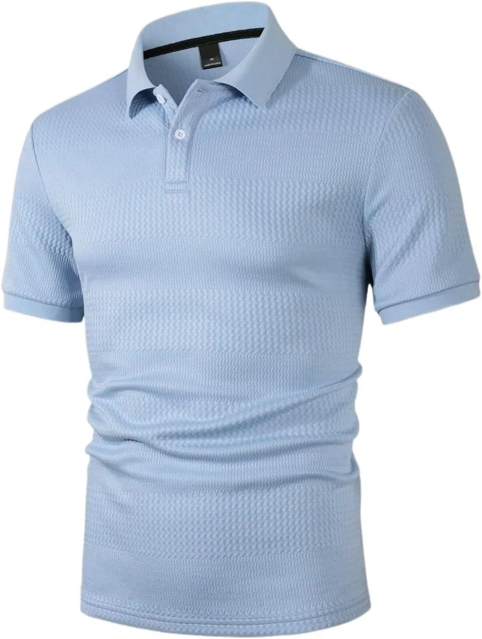 Мужская хлопковая футболка с коротким рукавом, Baby Blue
