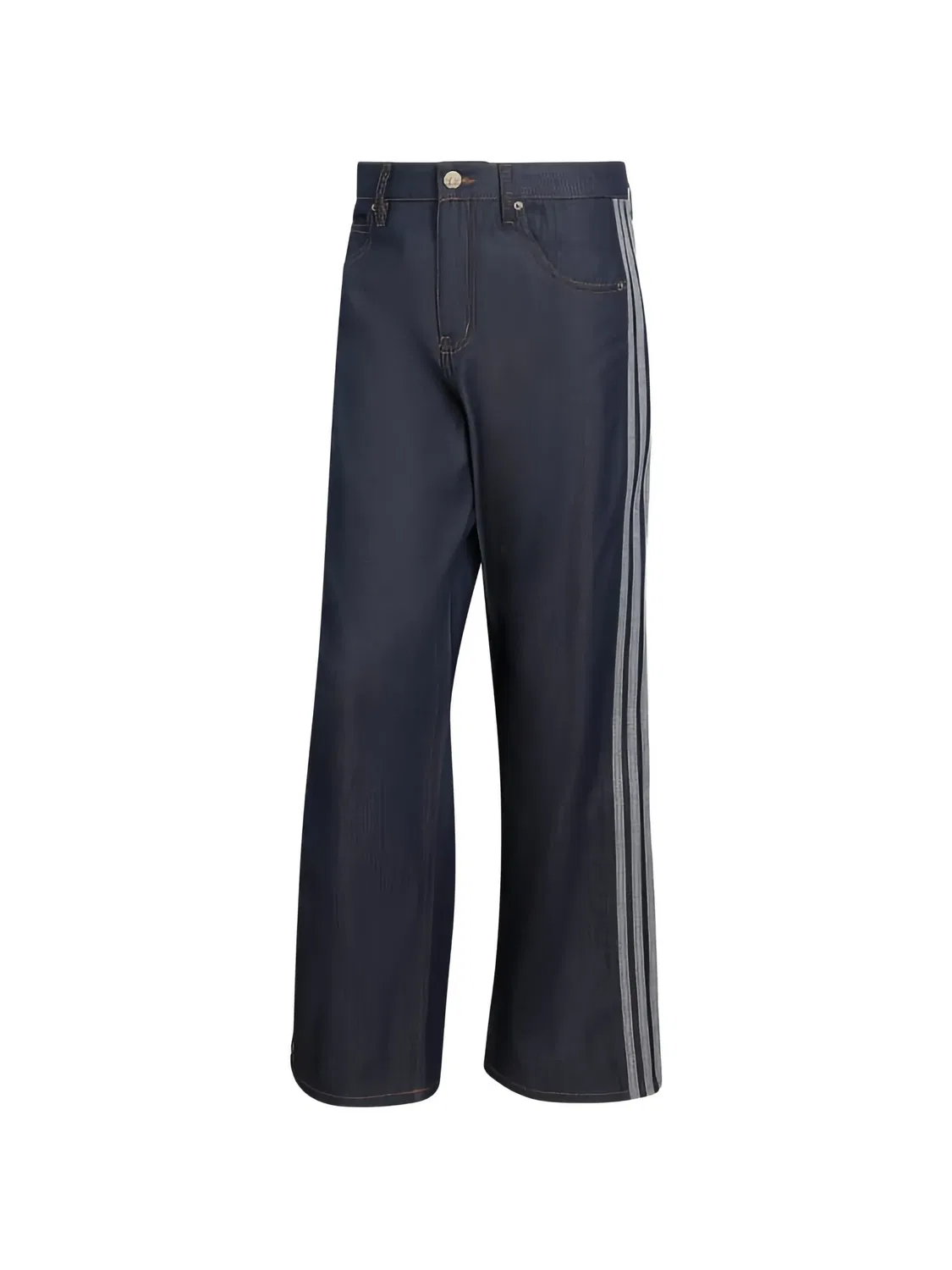 Джинсы Firebird с боковой полосой, синие Adidas, синий