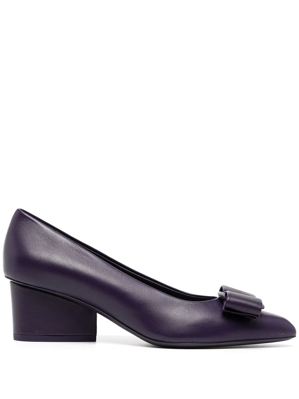 Туфли Ferragamo Viva 55 на каблуке Salvatore Ferragamo, фиолетовый