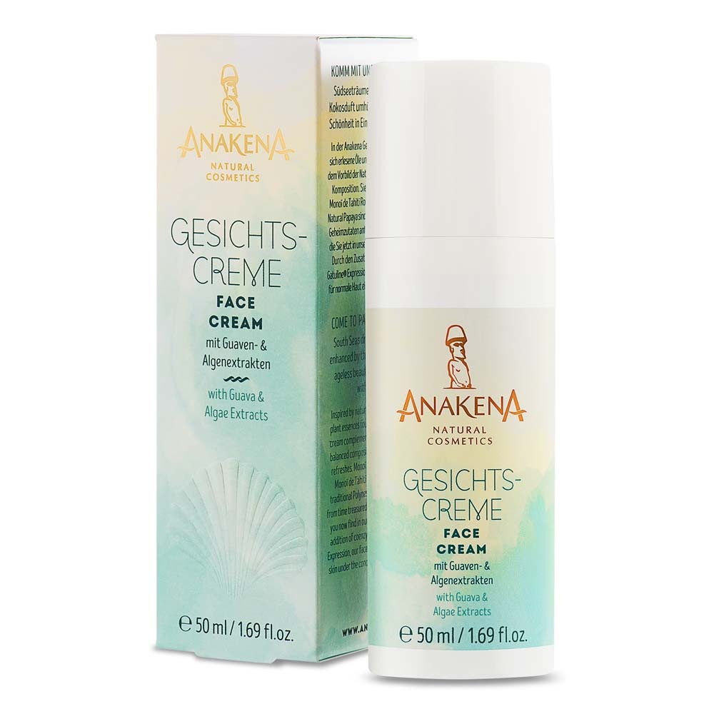 

Крем для лица gesichtscreme 50ml Anakena, объем 50 л.