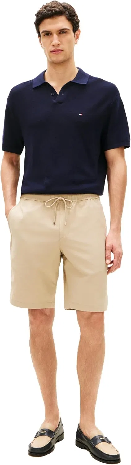 Мужские шорты с водоотталкивающей тканью Tommy Hilfiger, Sandalwood — фото 3